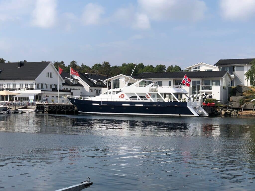 bilde fra firmatur på oslofjorden